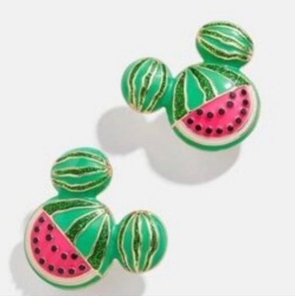NWT ✨️🍉✨️ Disney x Baublebar Mickey Mouse Disney Watermelon Earrings - Picture 1 of 3